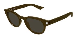 Saint Laurent SL 876 004 Mens Sunglasses Brown Size 48 - Free RX Lenses - Free RX Lenses