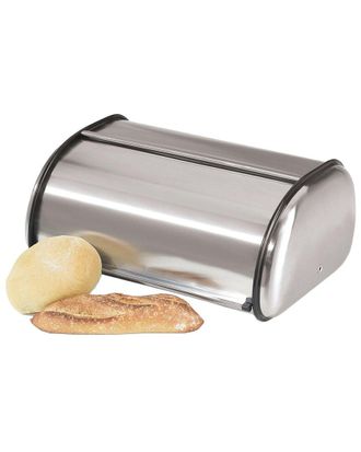 Oggi Stainless Steel Bread Box With Lid