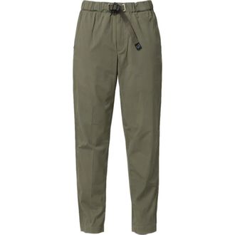 White Sand Slim-fit Trousers, male, Green, Size: L Greg Trousers