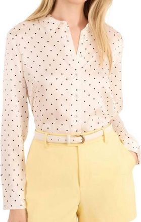 Cami NYC Crosby Blouse In Pin Dot