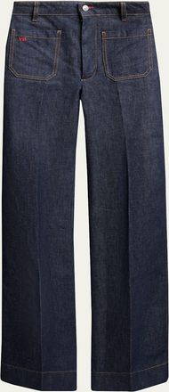 Victoria Beckham Alina Wide-Leg Jeans