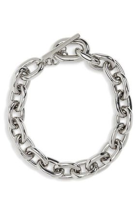 Paco Rabanne paco rabanne XL Link Chain Collar Necklace in P040 Silver at Nordstrom