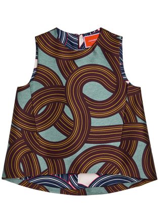 La DoubleJ LA Double J La Scala Jacquard Woven top - Multicoloured - S (UK8-10 / S)