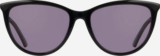 Cole Haan Womens Edgy Cateye Sunglasses - Black