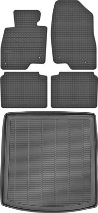 OEM Alfombrilla Maletero Max-mat 911107 + Alfombrillas Motohobby 160805 - Mazda 6 Iii Gj1 / Gl Kombi Desde 2012 Sin Tapones