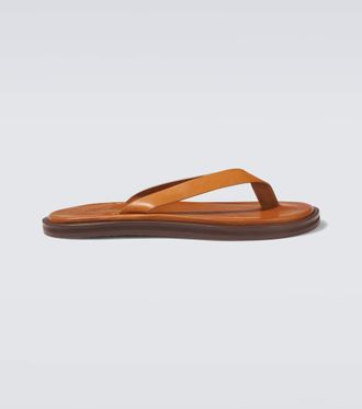 STUDIO NICHOLSON Curren leather thong sandals