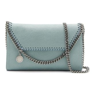 Stella McCartney Stella McCartney, Cross Body Bags, female, Blue, Size: ONE SIZE Falabella Wallet W Chain Bag