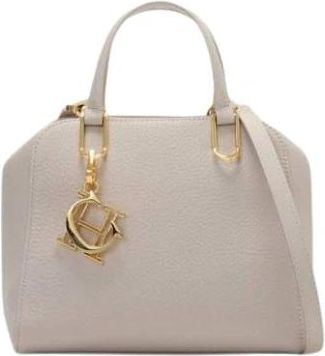 Carolina Herrera Baron Handtas - Dames - Handtassen - Beige - ONE Size - Katoen - Tassen