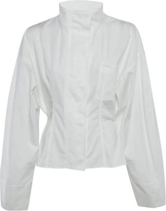 Jacquemus Camicia La Croisi&egrave;re Ciro a collo alto - Bianco