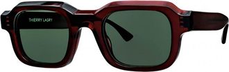 Thierry Lasry Vendetty 509 Mens Sunglasses Burgundy Size 50