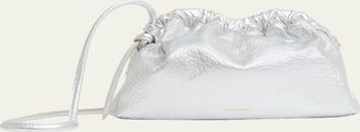 Mansur Gavriel Cloud Mini Metallic Leather Clutch Bag