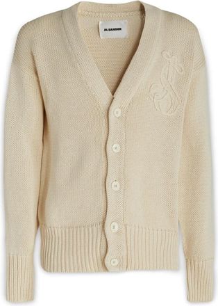 Jil Sander Cardigans - Heren - Vesten - Beige - M - Truien & Vesten