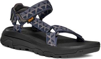 Teva Hurricane XLT 3 Sandal in Criss Cross Navy/grey at Nordstrom, Size 12