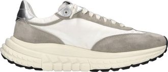 4B12 Schoenen, Heren, Veelkleurig, 42 EU, Leer, Race U05 Sneakers