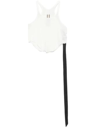 Rick Owens cropped tank top - women - Cotton - S - White