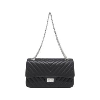 Chanel Pre-owned Calf Shoulder Bag - Dames - Pre-owned - Zwart - Maat: ONE Size Leer