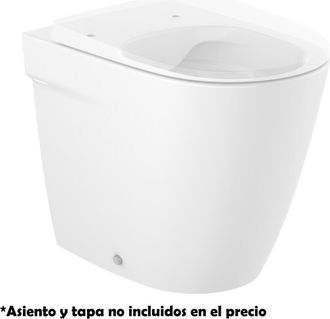 Roca Taza Rimless Con Salida Dual Para Inodoro De Tanque Alto O Tanque Empotrable Ona - Roca