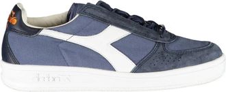 Diadora Blauwe Sportieve Veterschoenen met Contrastdetails - Dames - Sneakers - Blauw - 37 EU - Schoenen