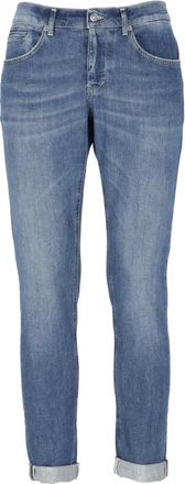 Dondup Skinny Cotton Jeans - Heren - Slim Fit Jeans - Blauw - W34 - Katoen - Jeans