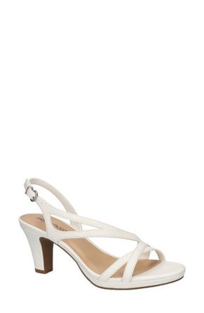 Easy Street Radiant Slingback Sandal in White at Nordstrom, Size 6.5