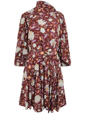 Ulla Johnson Lula floral-print minidress - Red