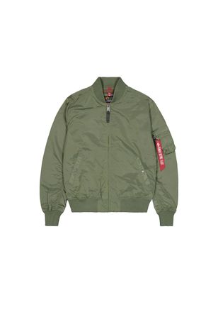 Alpha Industries Bomberjacke ALPHA INDUSTRIES MA-1 TT Light, Herren, Gr. XXL, gr&uuml;n (sage, gr&uuml;n), Obermaterial: 100% Nylon, Futter: 100% Nylon, Jacken Bomberjacke