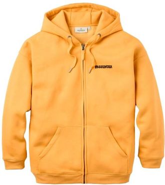Passenger Reflect Full Zip Recycled Cotton Hoodie Hoodie f&uuml;r Damen | orange
