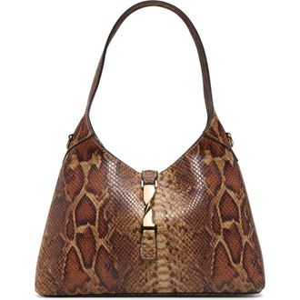 Aldo Harperminii Snake Embossed Shoulder Bag in Other Brown at Nordstrom