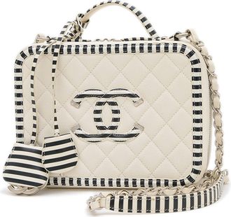 Chanel Grained Calfskin Handbag Shoulder Bag (Pre-Owned)