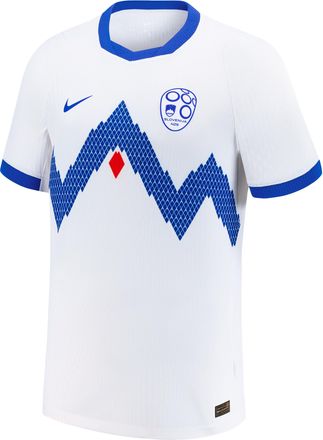 Nike Slovenia 2026 Match Home Nike Mens Aero-FIT Soccer Authentic Jersey in White | IO4465-100