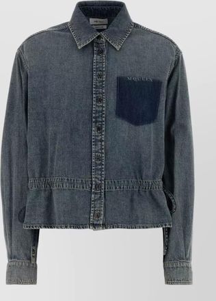 Alexander McQueen denim shirt jacket