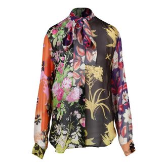 Moschino Donna, Camicette, Multicolore, L, new