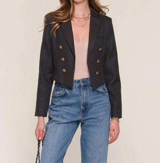 Heartloom Ophelia Blazer In Charcoal