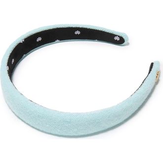 Lele Sadoughi Charlotte Terry Headband in Seafoam at Nordstrom