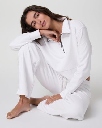 Vuori Clothing Sedona Sport Half Zip Jacket | White | Medium