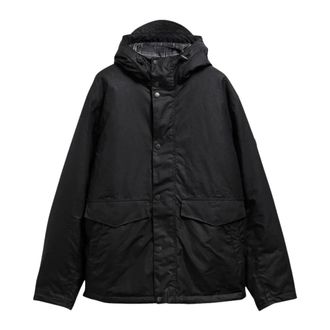 Barbour Everrett Waxed Jacket - - Jackets - Uomo - Nero - L