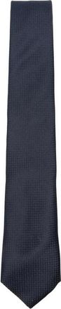 Canali Accessoires, Heren, Blauw, ONE Size, Geometric Silk Tie