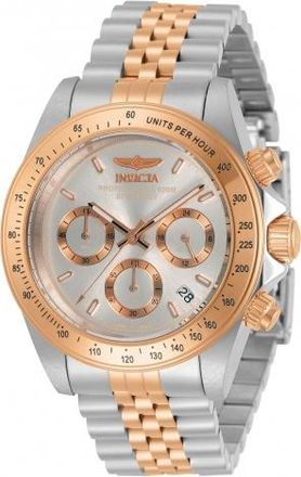 Invicta Speedway Chronograph Quartz Silver Dial Mens Watch 30995