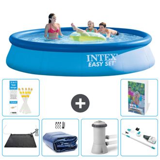 Intex Piscina Easy Set Redonda - 396x84 Cm - 7-piezas S82