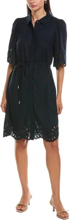 Nanette Lepore Linen-Blend Mini Dress