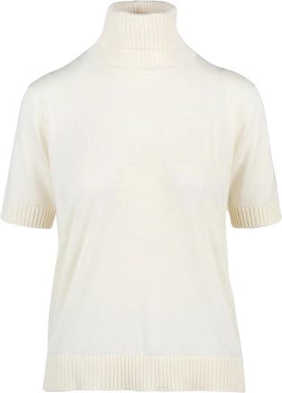 FILIPPO DE LAURENTIIS Merino Wool Turtleneck Sweater With Ribbed Detailing