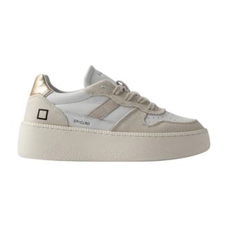 D.A.T.E. Sneakers Platform - - Shoes - Donna - Beige - 39 EU