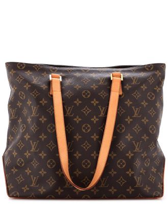 Louis Vuitton Brown Monogram Canvas Cabas Mezzo (Authentic Pre-Loved)