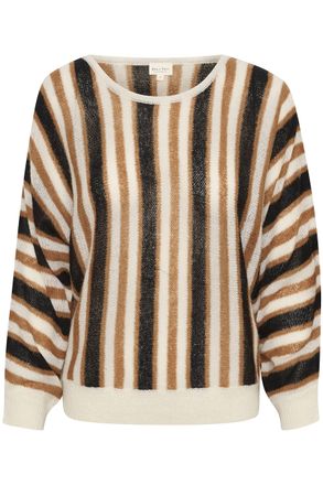 Part Two Womens Rachapw Pu Pullover, Argan Oil Stripe, Small