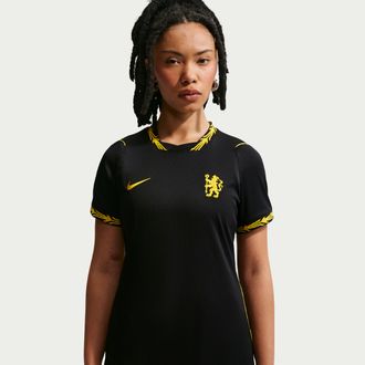 Nike Chelsea FC 2026/27 Stadium Away Nike Womens Dri-FIT Soccer Replica Jersey in Black | II3294-011