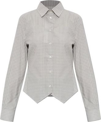 Maison Margiela Mujer, Blusas y Camisas, Gris, Talla: 2XS