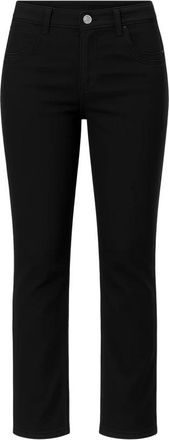 2-Biz Berit 7/8 Broek - Dames - Slim Fit Broeken - Zwart - S - Katoen - Broeken