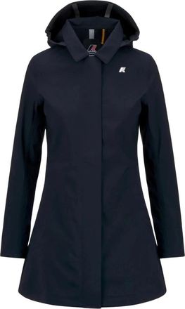 K-Way Mathy Bonded Jacket - Dames - Regenjassen - Blauw - L - Jassen