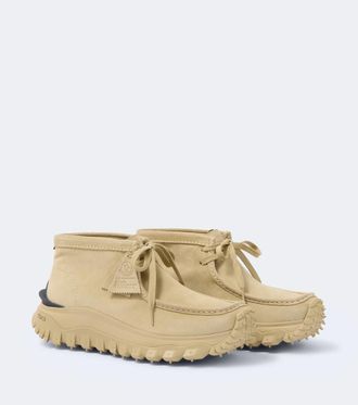 Moncler x Clarks Trailgrip Wallabee GTX suede sneakers