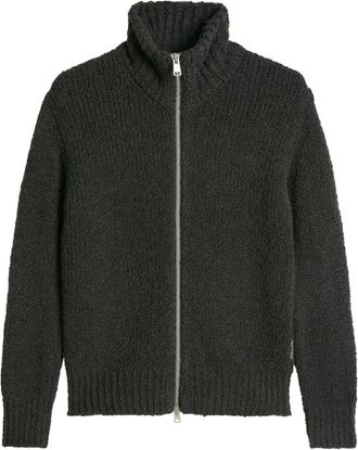 Marc O'Polo Gebreide Cardigans Longsleeve - Heren - Vesten - Grijs - L - Wol - Truien & Vesten